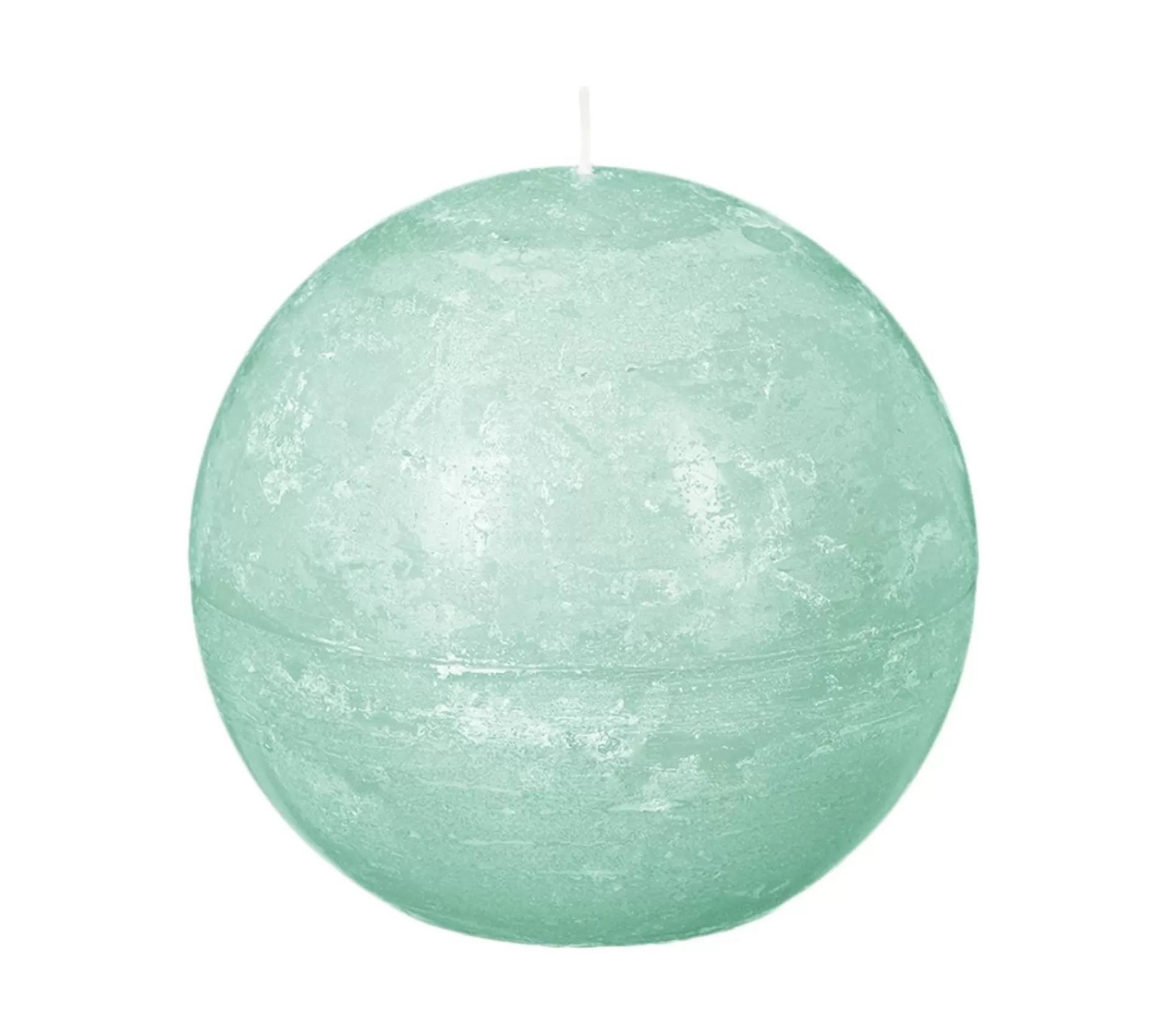 Best ATMOSPHERA Bougie Boule Rustique Vert Menthe D 10 Cm