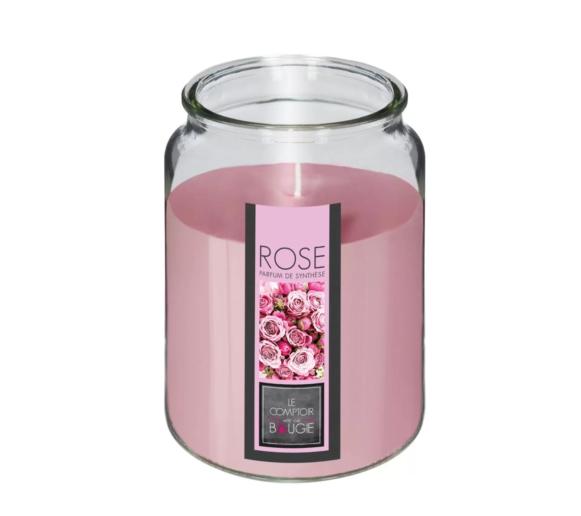 Fashion ATMOSPHERA Bougie Parfumee Rose Pot En Verre 510 G