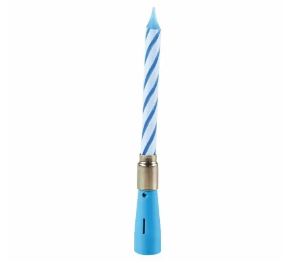 HOMEA Anniversaire Et Autres Fêtes^ Bougie D Anniversaire Musicale 12.5 Cm Bleu