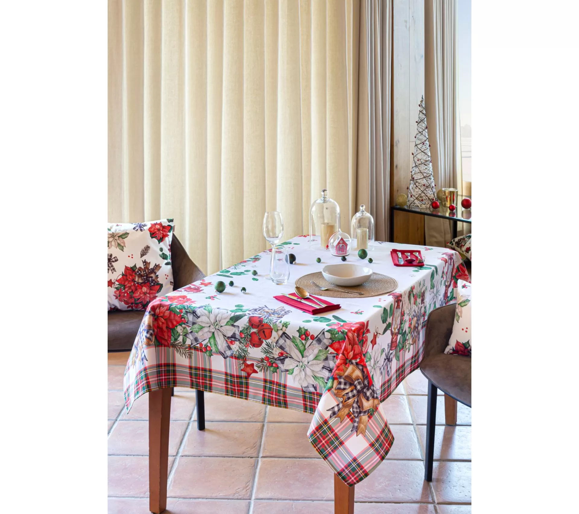 Clearance NAF NAF Nappe De Noël Ribbon 150X150 Cm