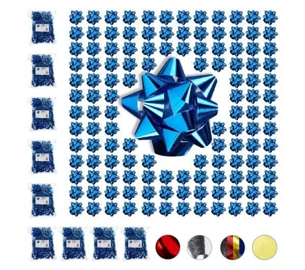 RELAXDAYS Anniversaire Et Autres Fêtes- Lot De 1000X N Uds Cadeau Bleu